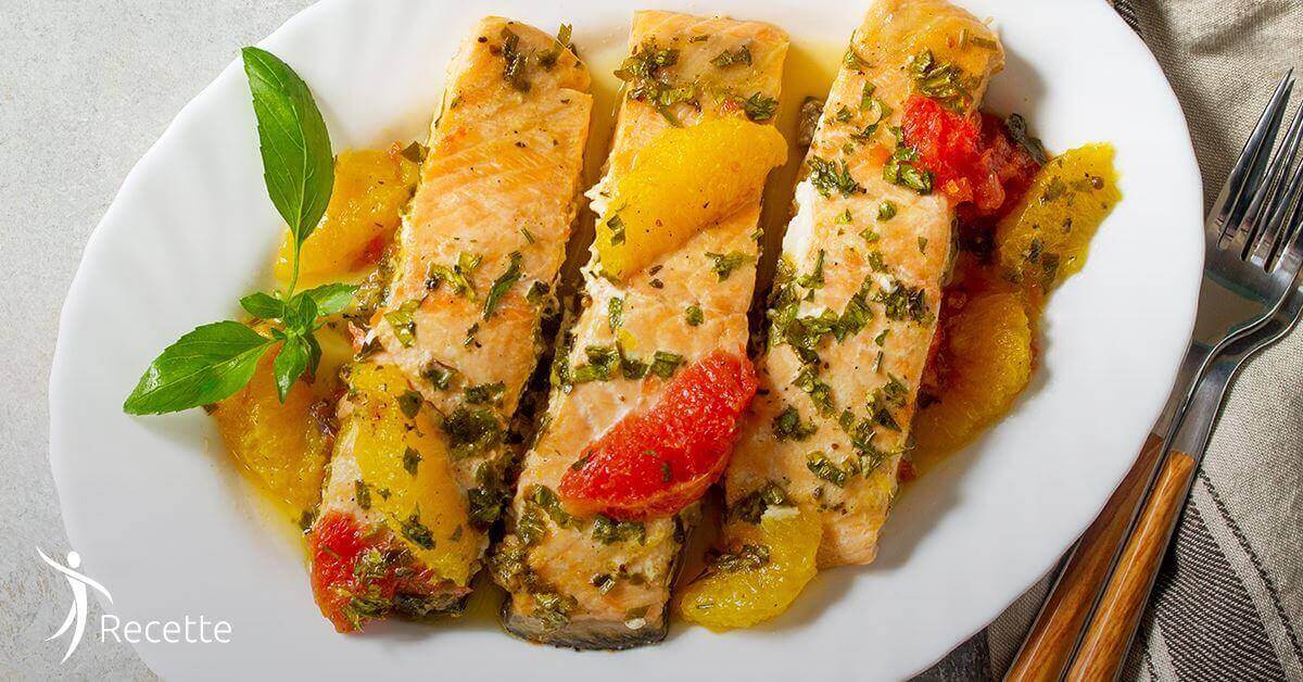 saumon au pamplemousse